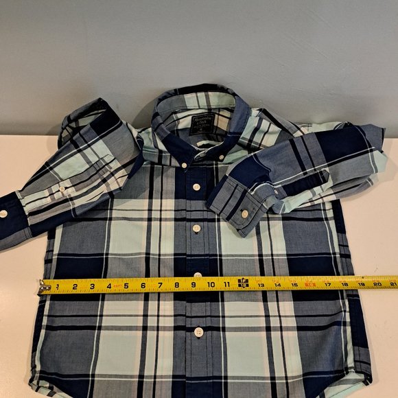 Abercrombie & Fitch Men's Extra Small Regular Fit Long Sleeve Button Down Shirt - Picture 9 of 12